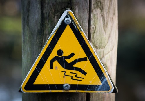 Working with caution on slippery surfaces